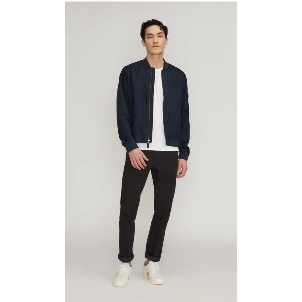 Everlane Uniform The Slim Jean 34X34 4-Way Stretch Black Organic Cotton NWT B3